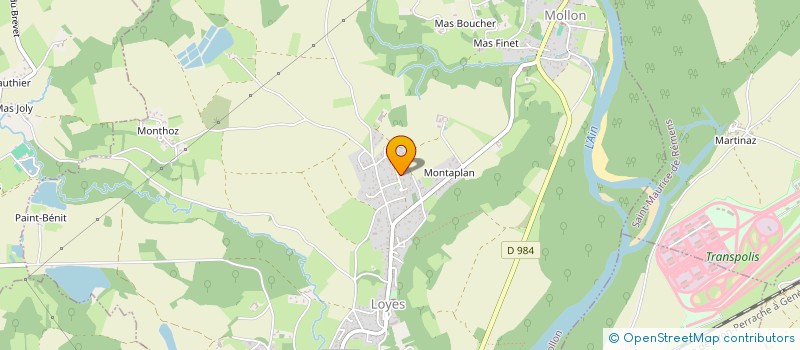 localisation de l'entreprise SIMIL  VILLIEU-LOYES-MOLLON