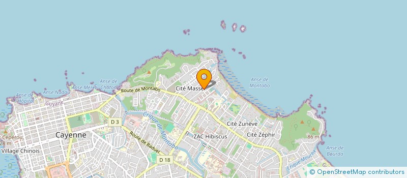 localisation de l'entreprise SIMILAN IMMO  CAYENNE