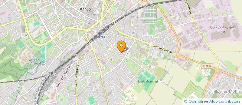 localisation de l'entreprise SIMILARTS à ARRAS
