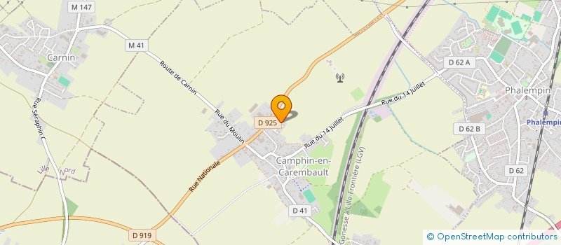 localisation de l'entreprise SIMILDE  CAMPHIN-EN-CAREMBAULT