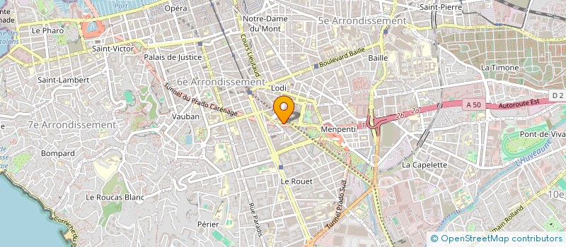 localisation de l'entreprise SIMILE à MARSEILLE 8EME