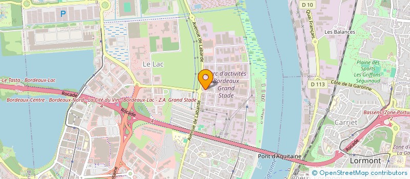 localisation de l'entreprise SIMIOT à BORDEAUX