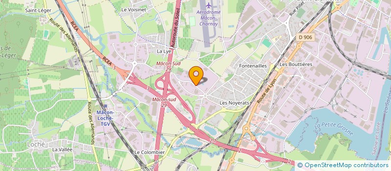 localisation de l'entreprise SIMIRE  MACON