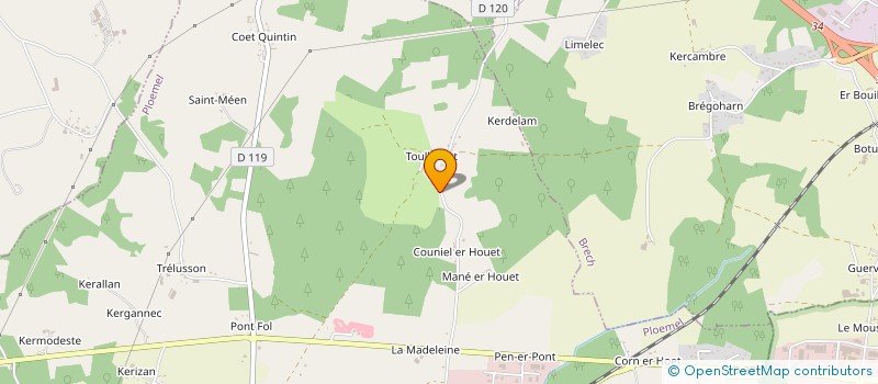 localisation de l'entreprise SIMITECH à PLOEMEL