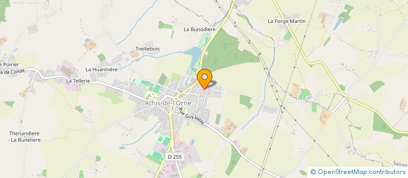 localisation de l'entreprise SIMITU à ATHIS-VAL DE ROUVRE