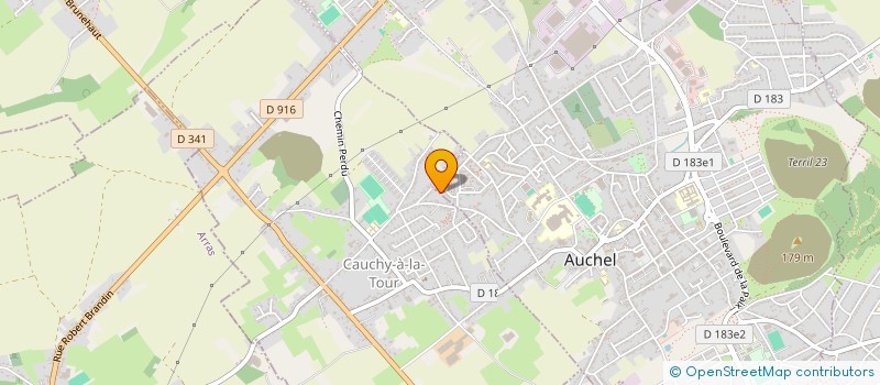 localisation de l'entreprise SIMLIE  AUCHEL