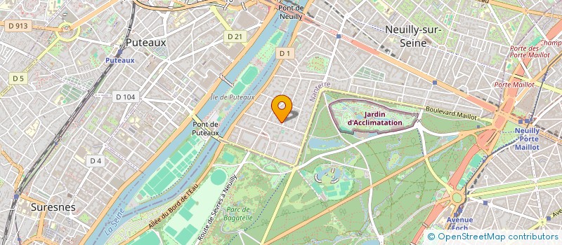 localisation de l'entreprise SIMLIL à NEUILLY-SUR-SEINE