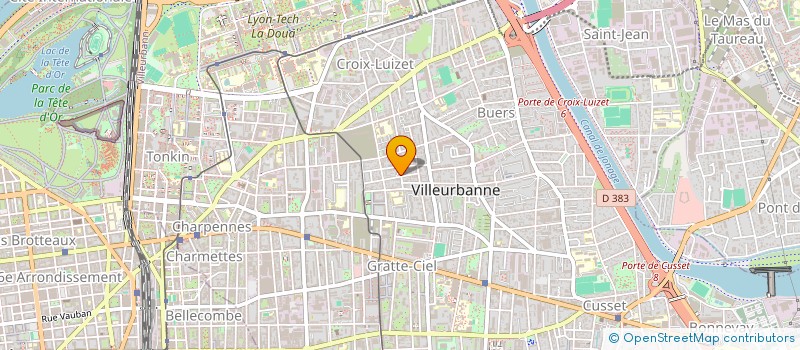 localisation de l'entreprise SIMLINK  VILLEURBANNE