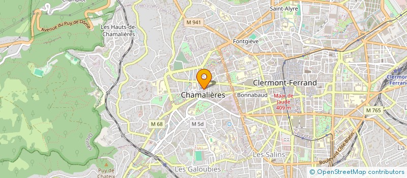 localisation de l'entreprise SIMLOU  CHAMALIERES