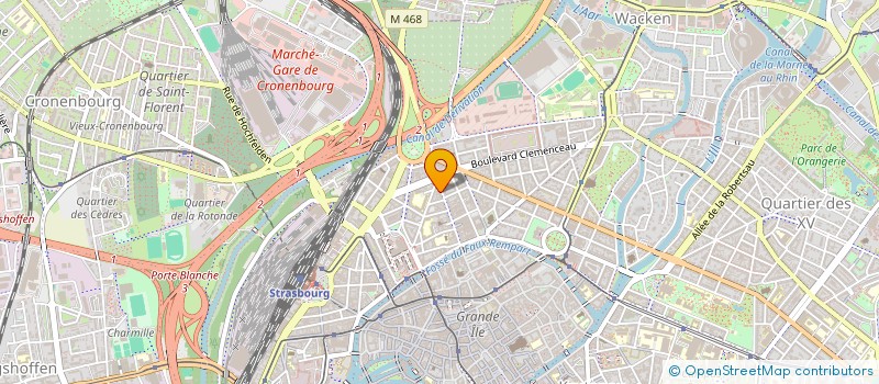 localisation de l'entreprise SIMM à STRASBOURG