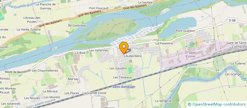 localisation de l'entreprise SIMMAR  SAINT-GENOUPH