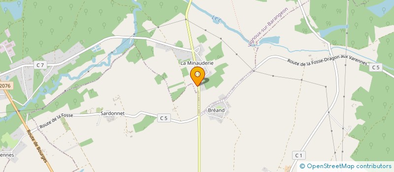 localisation de l'entreprise SIMMAT MOBILIER  VIGNOUX-SUR-BARANGEON