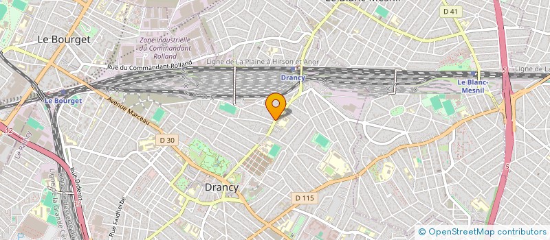 localisation de l'entreprise SIMMER  DRANCY