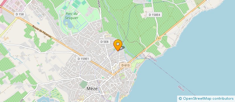 localisation de l'entreprise SIMMINS à MEZE