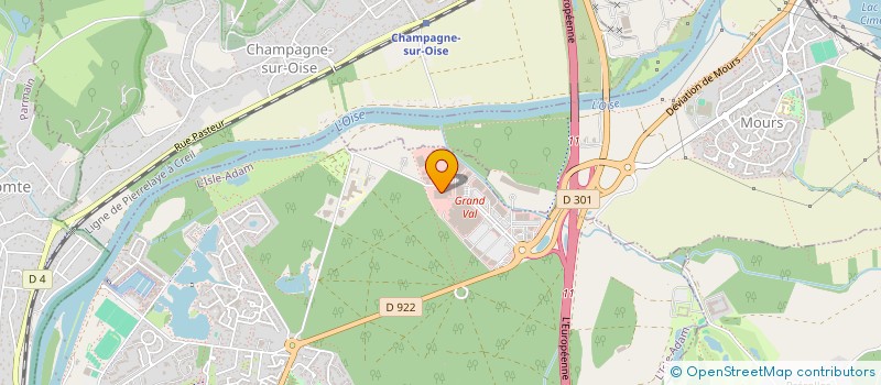 localisation de l'entreprise SIMMOB  L'ISLE-ADAM