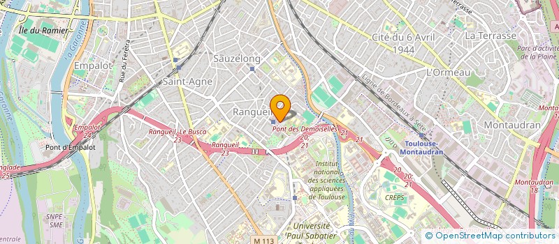 localisation de l'entreprise SIMMOBAT  TOULOUSE