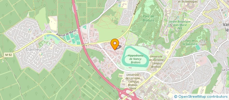 localisation de l'entreprise SIMMONE à VILLERS-LES-NANCY