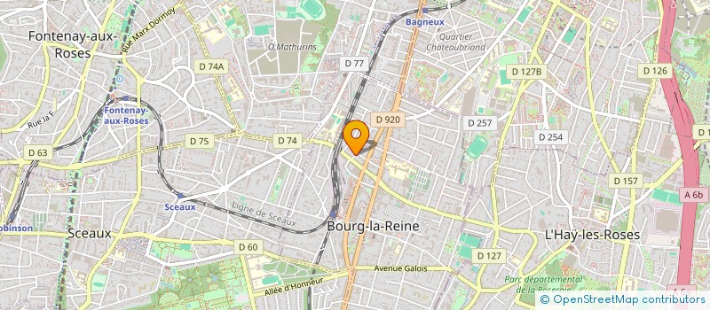 localisation de l'entreprise SIMMOPLUS à BOURG-LA-REINE