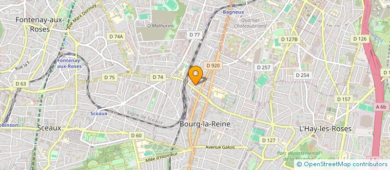 localisation de l'entreprise SIMMOPLUS LC à BOURG-LA-REINE