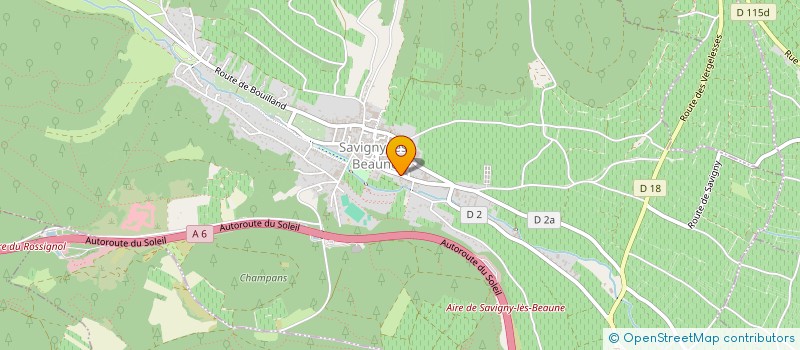 localisation de l'entreprise SIMMOREST à SAVIGNY-LES-BEAUNE