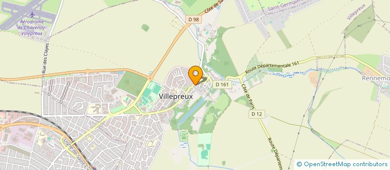 localisation de l'entreprise SIMNAM  VILLEPREUX