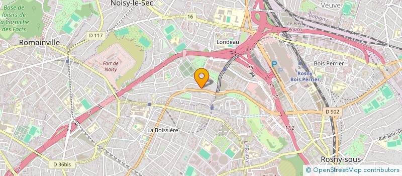 localisation de l'entreprise SIMO à NOISY-LE-SEC