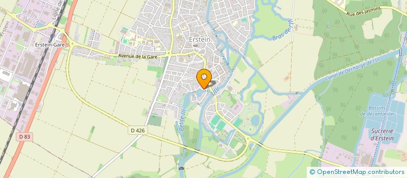 localisation de l'entreprise SIMO  ERSTEIN