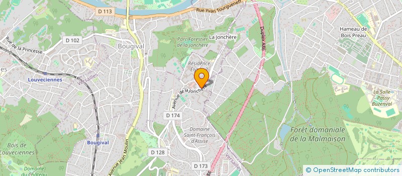 localisation de l'entreprise SIMO  LA CELLE-SAINT-CLOUD