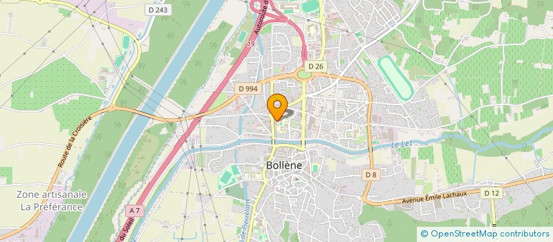 localisation de l'entreprise SIMOENS JULIEN  BOLLENE