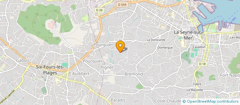 localisation de l'entreprise SIMOES  LA SEYNE-SUR-MER