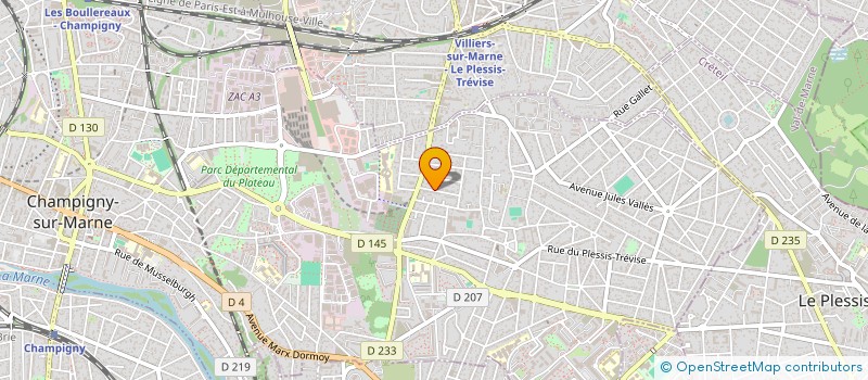 localisation de l'entreprise SIMOES SAS à CHAMPIGNY SUR MARNE