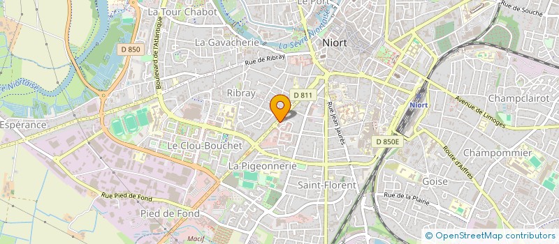 localisation de l'entreprise SIMOLI  NIORT