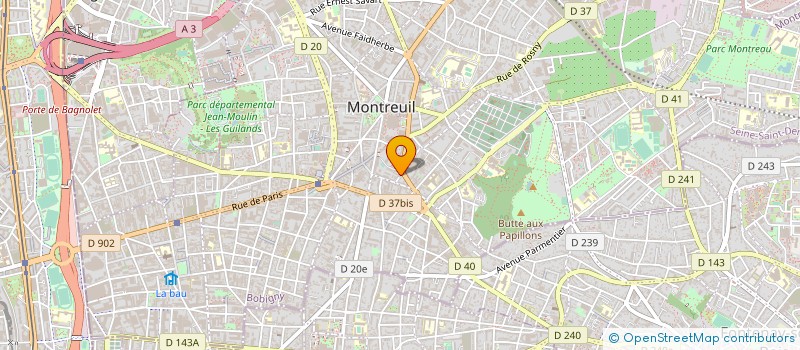 localisation de l'entreprise SIMON à MONTREUIL
