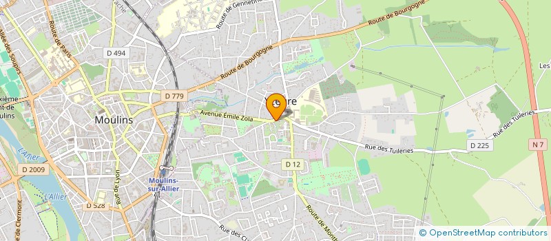 localisation de l'entreprise SIMON à YZEURE
