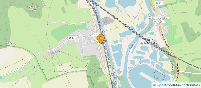localisation de l'entreprise SIMON à VANDIERES