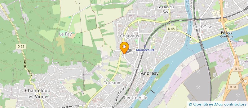 localisation de l'entreprise SIMON  ANDRESY