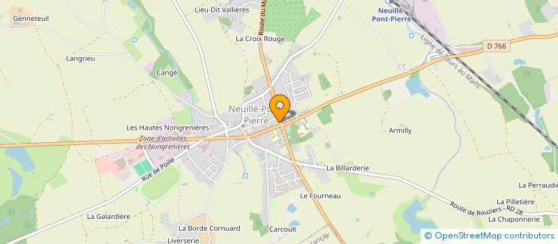 localisation de l'entreprise SIMON  NEUILLE-PONT-PIERRE