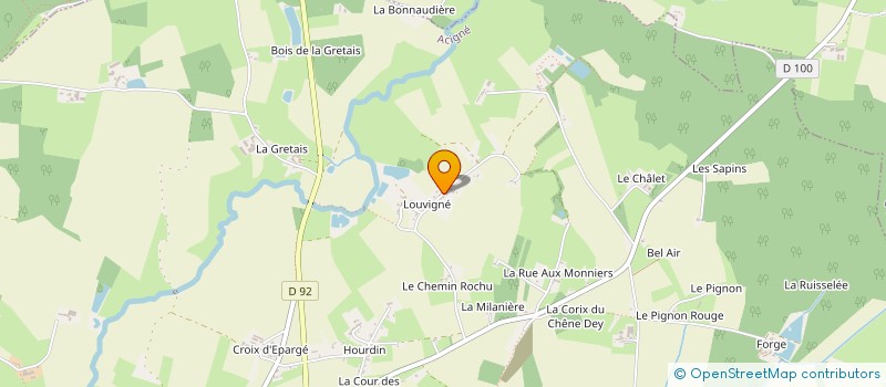 localisation de l'entreprise SIMON  ACIGNE