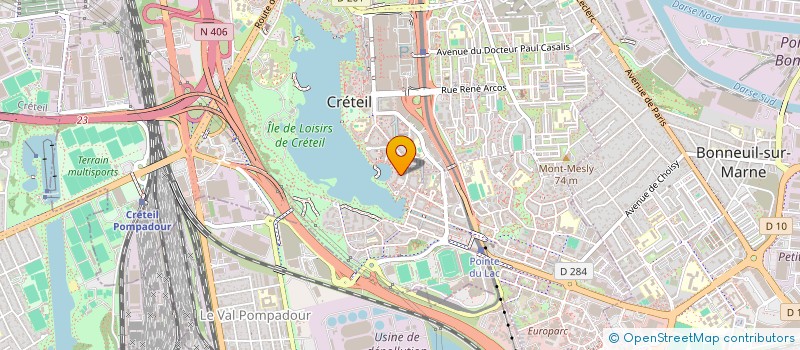 localisation de l'entreprise SIMON à CRETEIL
