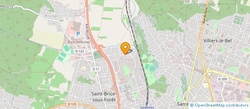 localisation de l'entreprise SIMON  SAINT-BRICE-SOUS-FORET