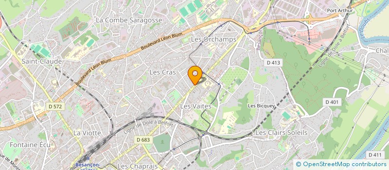 localisation de l'entreprise SIMON à BESANCON