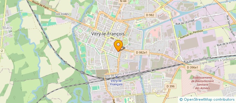 localisation de l'entreprise SIMON à VITRY-LE-FRANCOIS