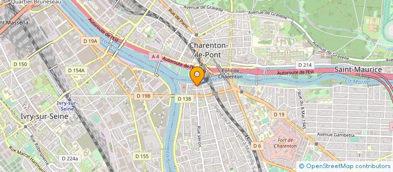 localisation de l'entreprise SIMON APPAREILLAGE ELECTRIQUE à ALFORTVILLE