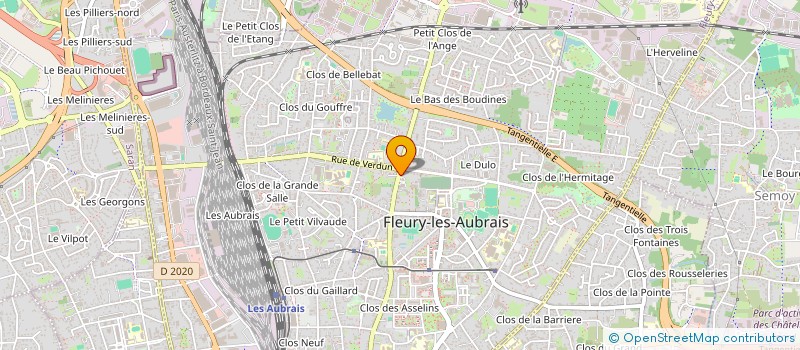 localisation de l'entreprise SIMON-BACCHIERI à FLEURY-LES-AUBRAIS