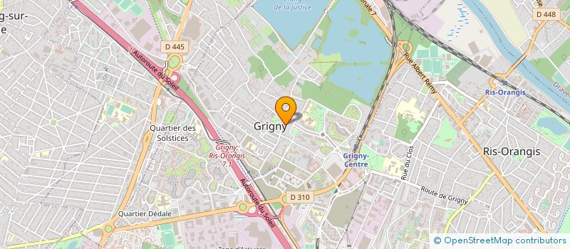 localisation de l'entreprise SIMON & BERTRAND TRAITEUR  GRIGNY