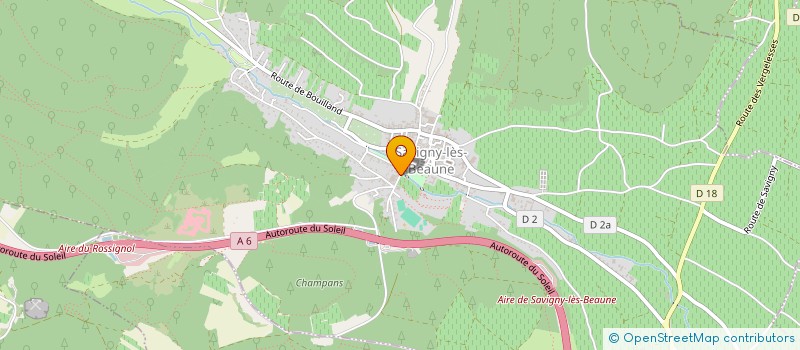 localisation de l'entreprise SIMON BIZE ET FILS à SAVIGNY-LES-BEAUNE
