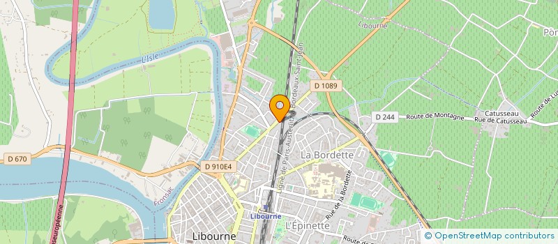 localisation de l'entreprise SIMON BLANCHARD CONSULTING à LIBOURNE