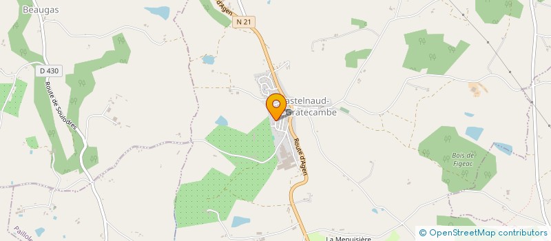 localisation de l'entreprise SIMON BONIS à CASTELNAUD-DE-GRATECAMBE