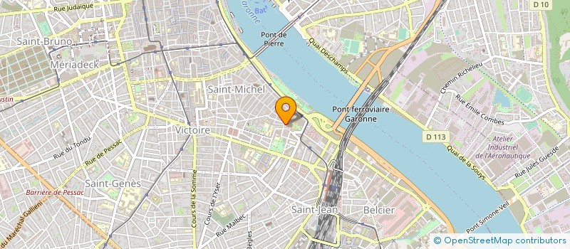 localisation de l'entreprise SIMON BOUR LUTHIER à BORDEAUX