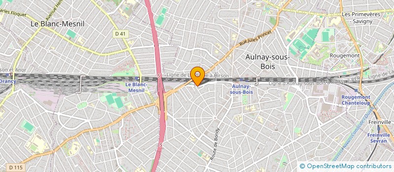 localisation de l'entreprise SIMON BTP à AULNAY-SOUS-BOIS